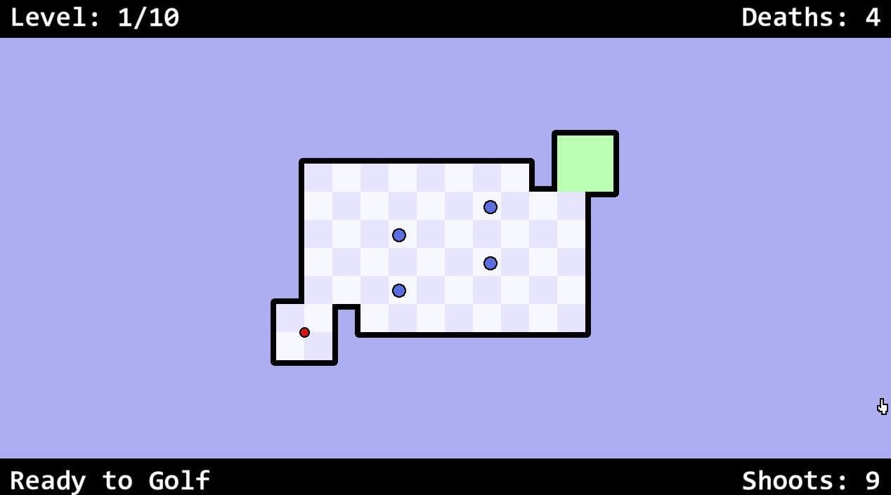 Worlds Hardest Game, but Golf Mode screenshot 2