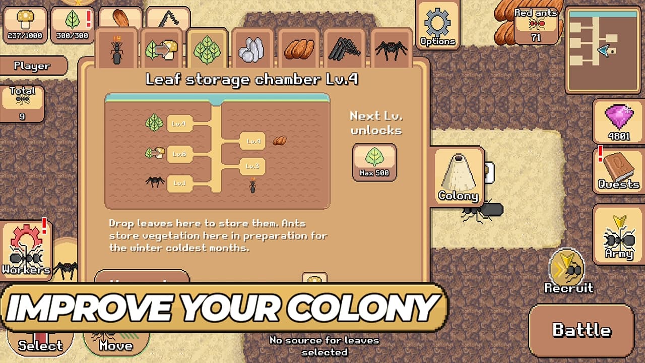Pocket Ants: Colony Simulator (itch) screenshot 5