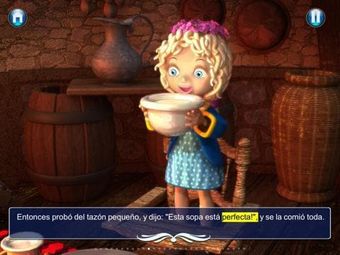 Goldilocks and the three bears - Book & Games (Lite) screenshot 4