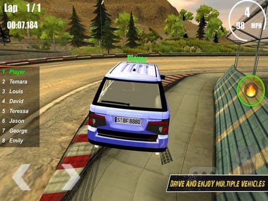 Racing SUV Car Hill Road screenshot 3
