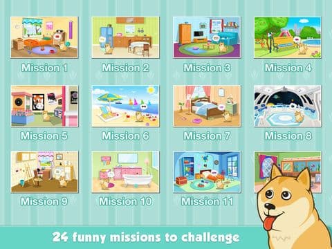 Happy Doggie - Find the Dogs Hidden Objects