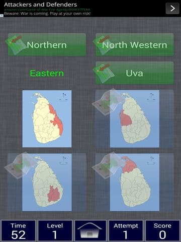 Sri Lanka Provinces Match Free screenshot 3