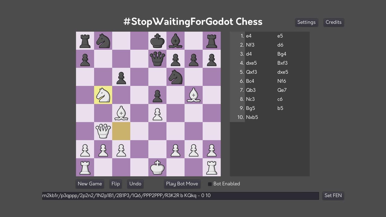 #StopWaitingForGodot Chess screenshot 2