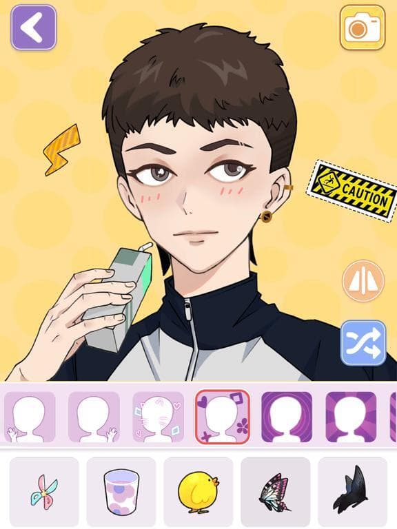 Vlinder avatar maker: Anime screenshot 6