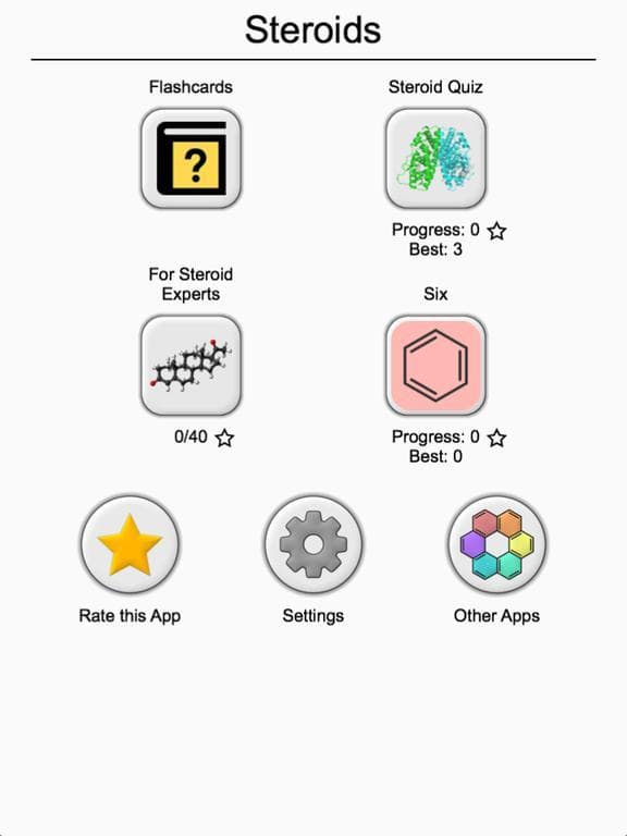 Steroids - Chemical Formulas screenshot 3