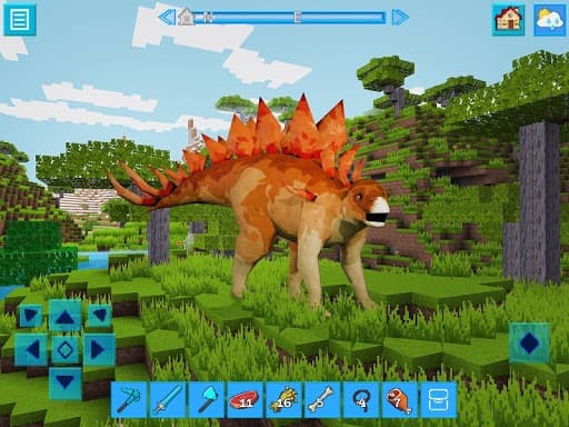 JurassicCraft: Free Block Build & Survival Craft screenshot 3