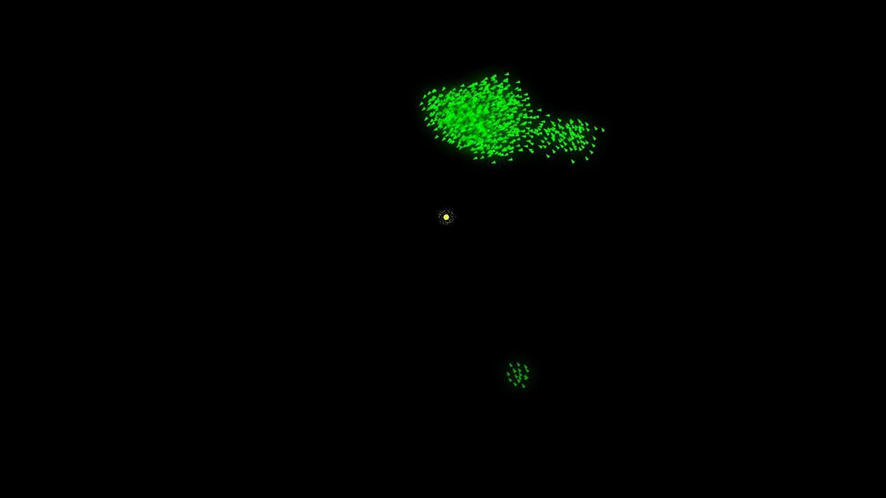 Boids in Godot screenshot 2