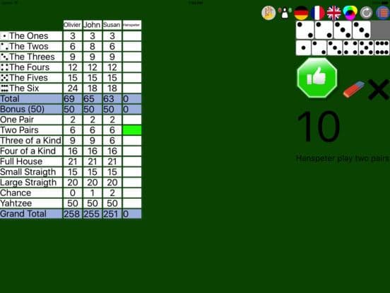 Yatzee Scorecard screenshot 2