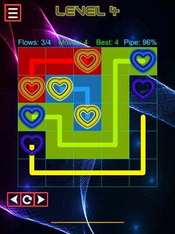 Neon Heart Pipe Lines
