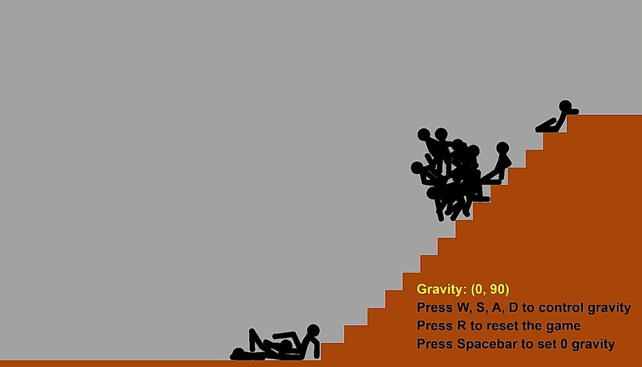 Play with physics - StickGun Fight Demo screenshot 2