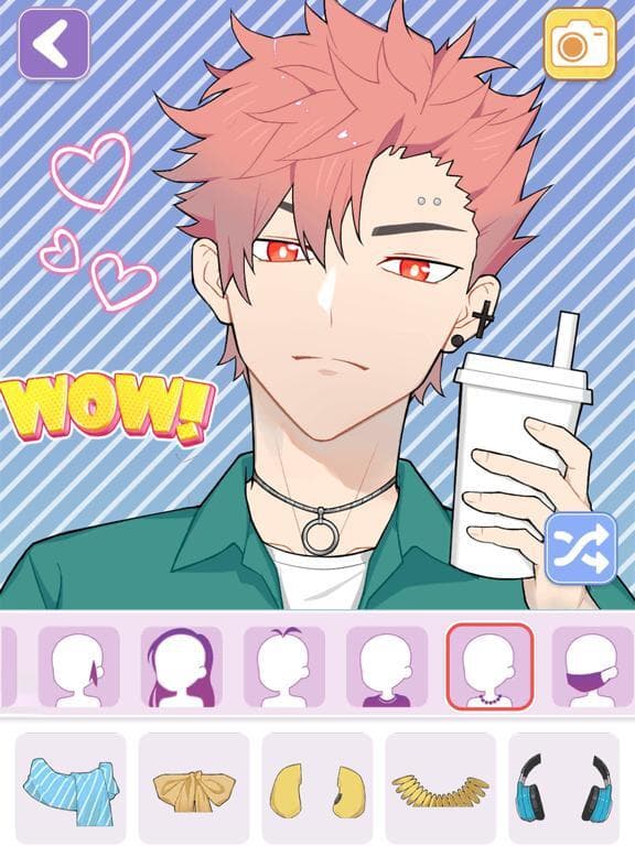Vlinder avatar maker: Anime screenshot 3