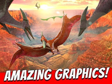 World Wild Jurassic . Dinosaur Simulator Racing Game Free 3D screenshot 4