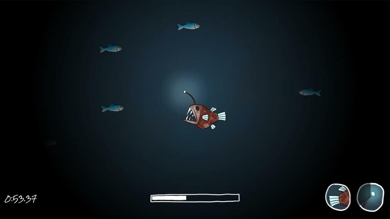 Anglerfish Feeding Frenzy