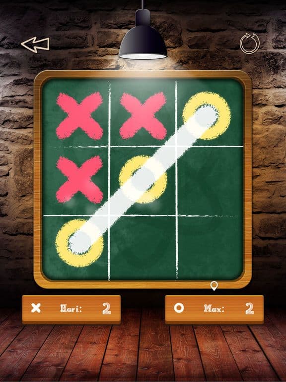 Tic Tac Toe Free Glow - 2 player online multiplayer board game with friends screenshot 3