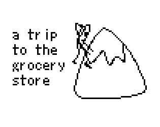 a trip to the grocery store