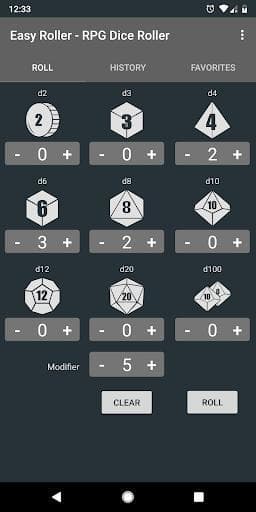 Easy Roller - RPG Dice Roller screenshot 2