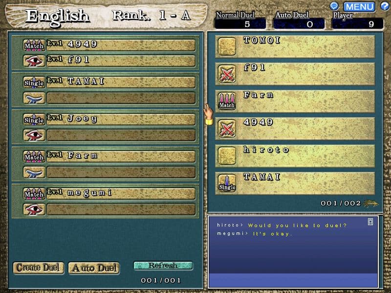 Yu-Gi-Oh! Online screenshot 3