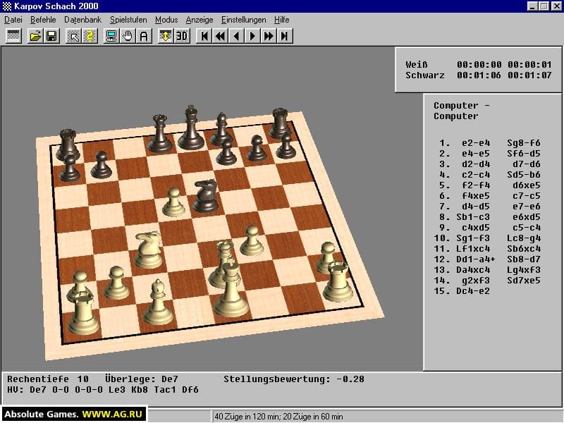 Karpov Schach 2000 screenshot 6