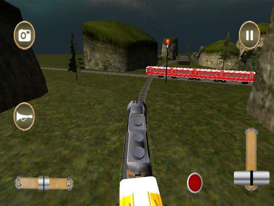 Snow Train Drive Simulation 3D screenshot 3