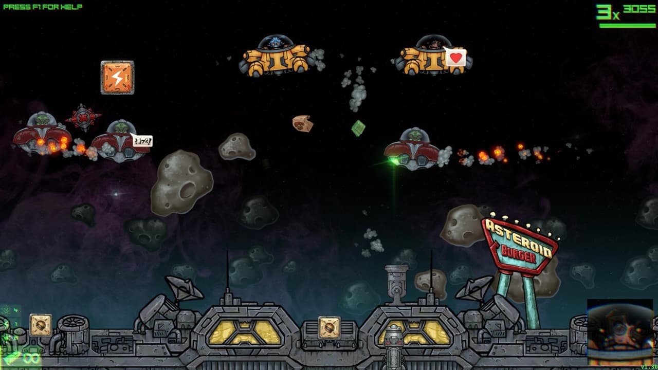 Asteroid Burger: Defense Force screenshot 3