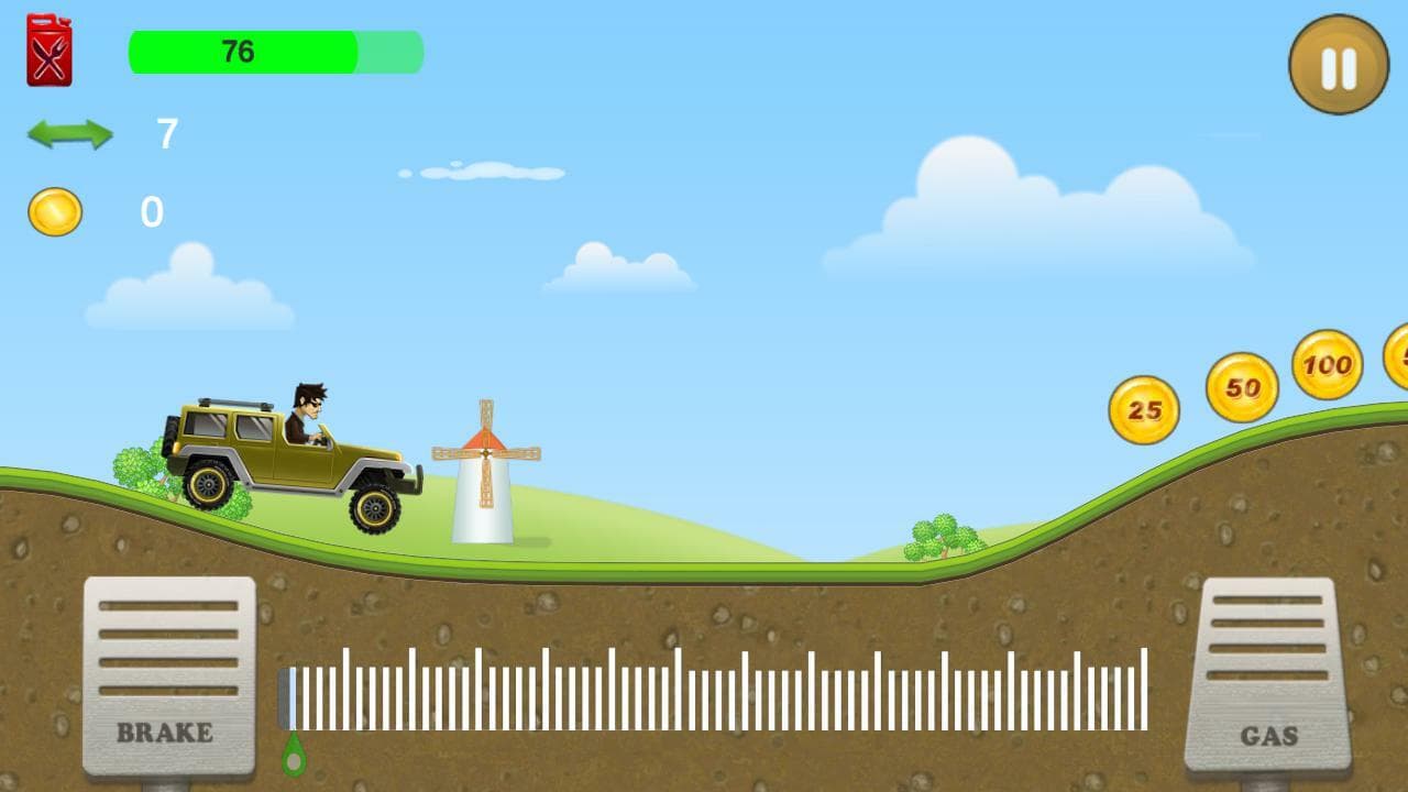 Hill Car Race screenshot 2