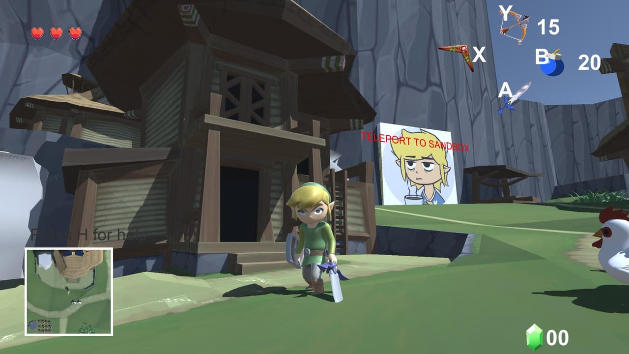Legend of Lonk: Windwaker remade in Unity screenshot 2