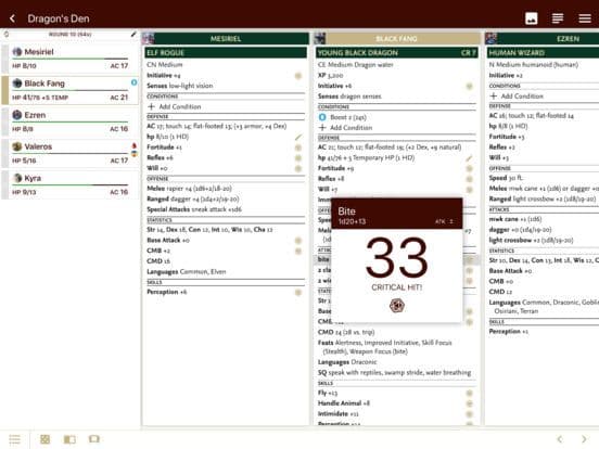 Game Master Pathfinder RPG screenshot 2