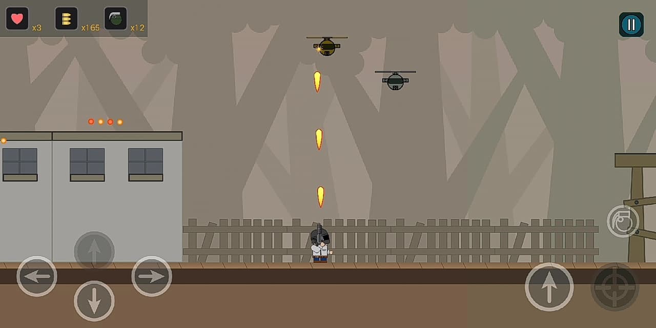 Metal Fire: Action 2D Shooter Game
