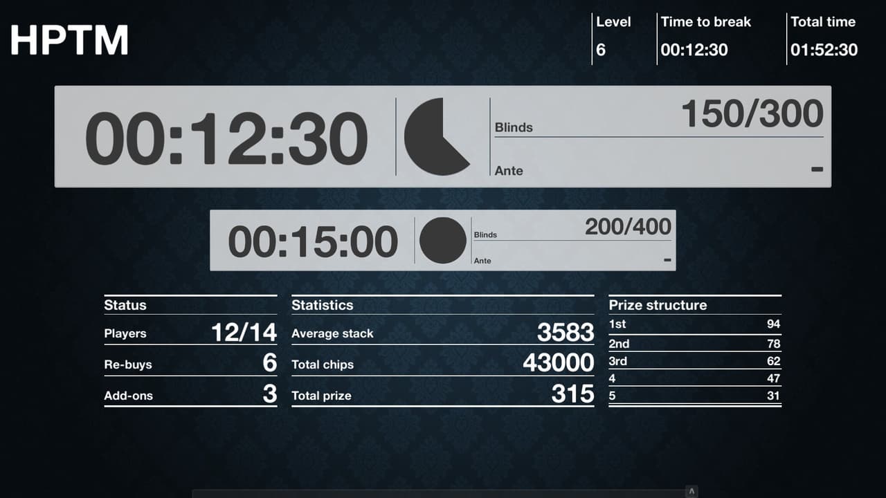 Home Poker Tournament Manager screenshot 2