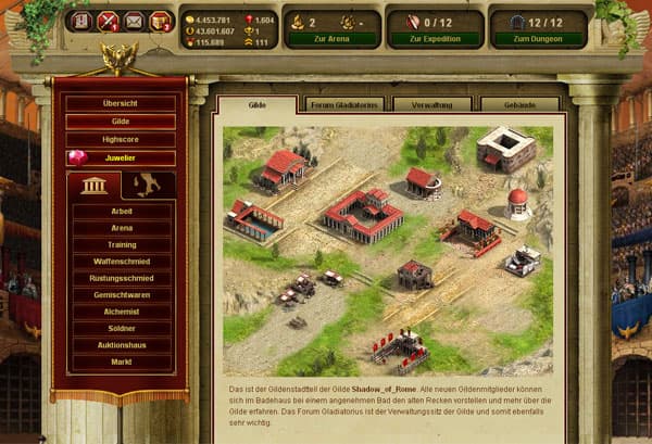 Gladiatus screenshot 4