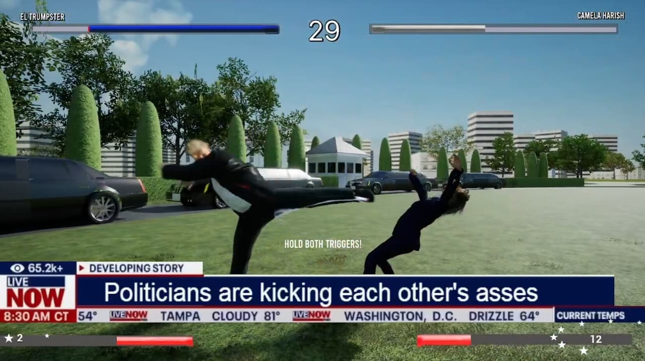 Election FighterZ: Kamala vs trump screenshot 2
