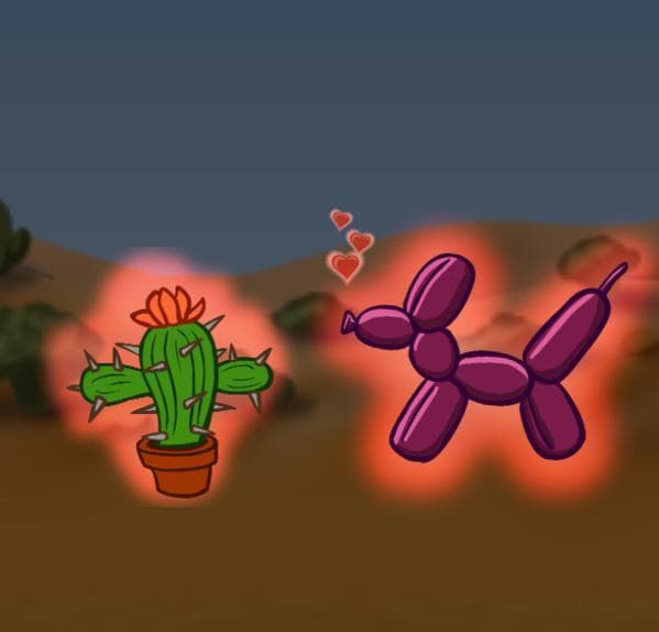 Cactus Seeking Hug