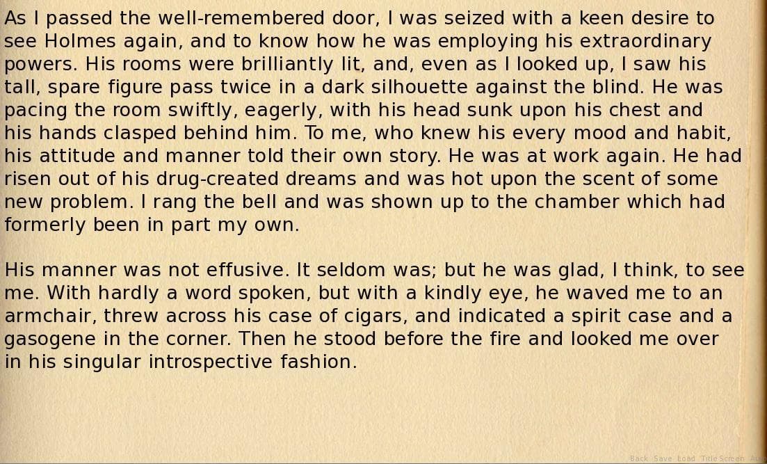 The Adventures of Sherlock Holmes screenshot 4