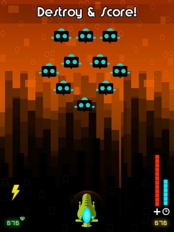 Radiant Fighter - Free Galaxy Wars & Alien Invasion Game screenshot 2