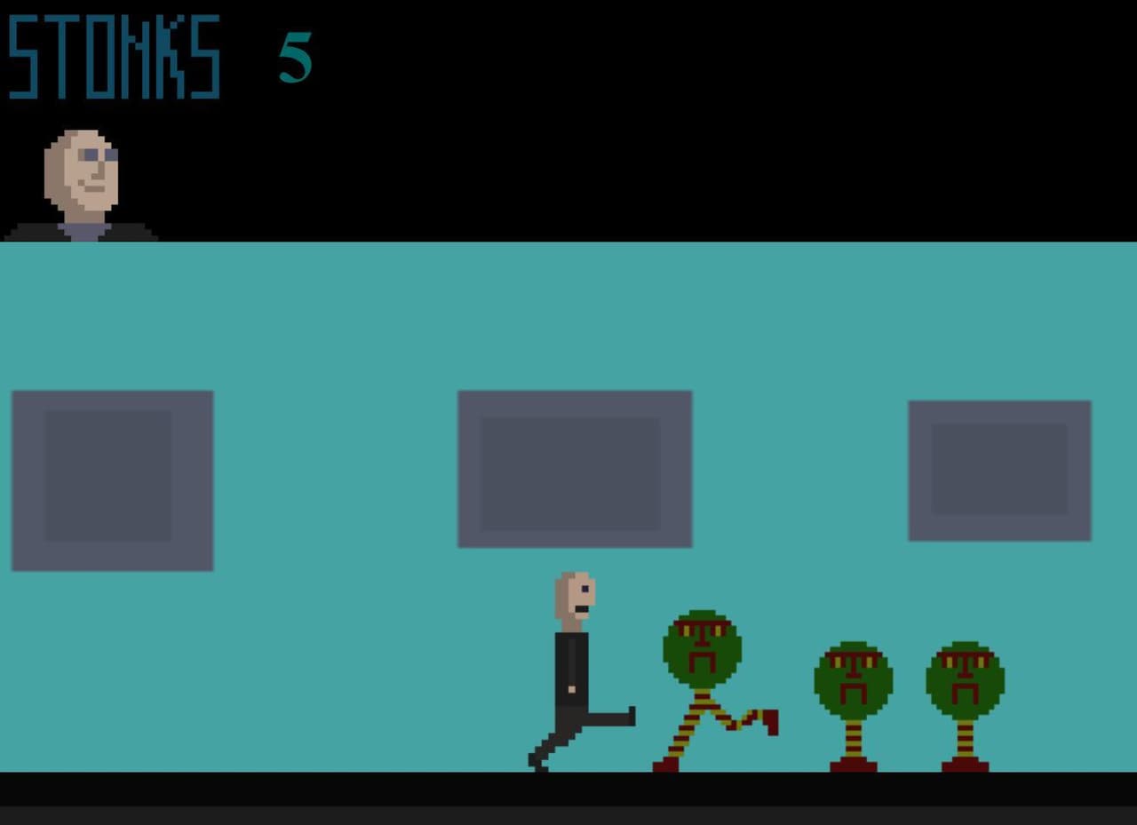 An outdated stonks game screenshot 4