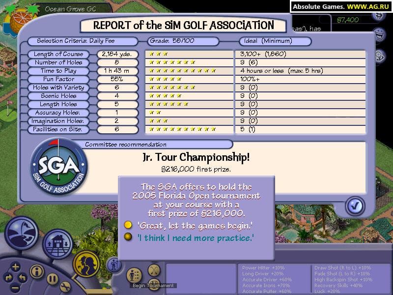 Sid Meiers SimGolf screenshot 6