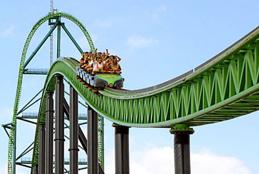 Roller coaster make you scream