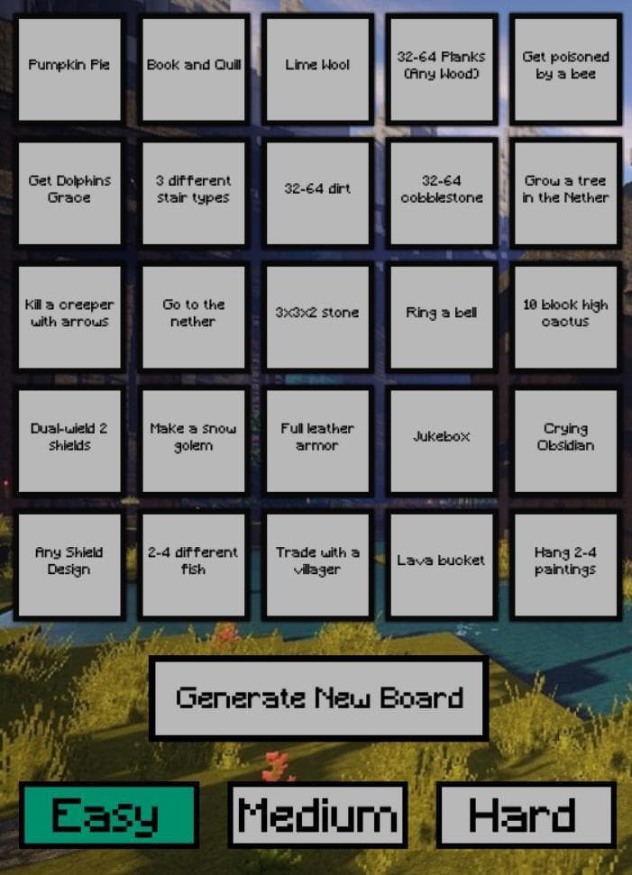 Minecraft Bingo+ screenshot 3
