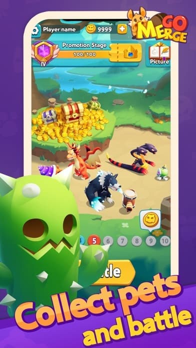 Merge Go - Idle RPG & Monsters screenshot 2