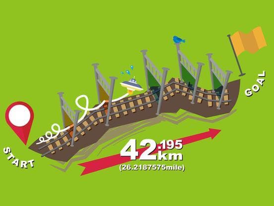 UFO on Rails 42.195km screenshot 5