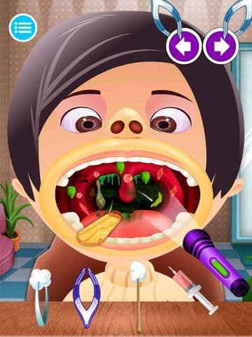Funny Kids Throat Doctor