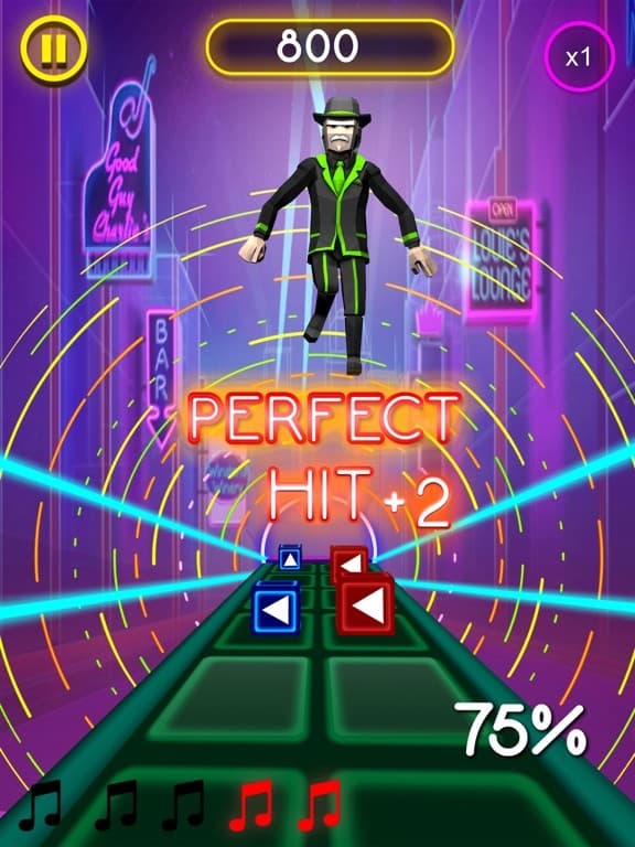 Neon Swipe Saber - Rhythm Game screenshot 3