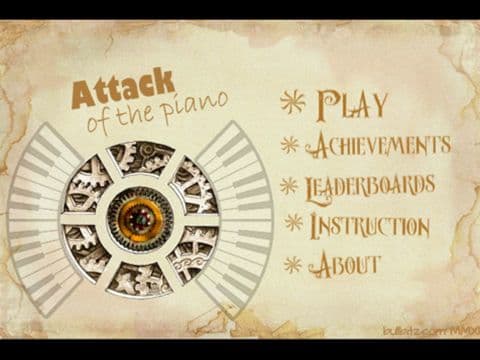 Attack of the piano lite screenshot 2