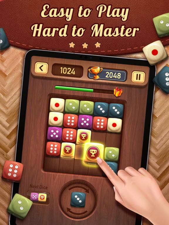 Merge Dice - Puzzle Game 5x5 screenshot 2