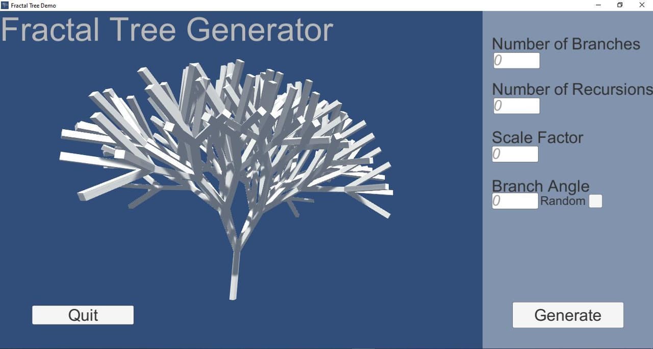 Fractal Tree Demo