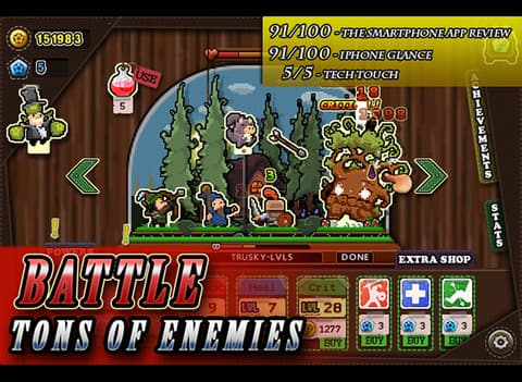 Tap Heroes - Relaxing Idle Grinder Clicker Game - Defeat Critters Levelup Gather XP and Increase Stats! screenshot 2