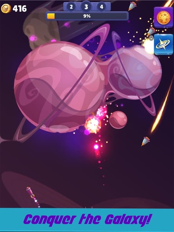 Idle Planet: Space Tap Shooter