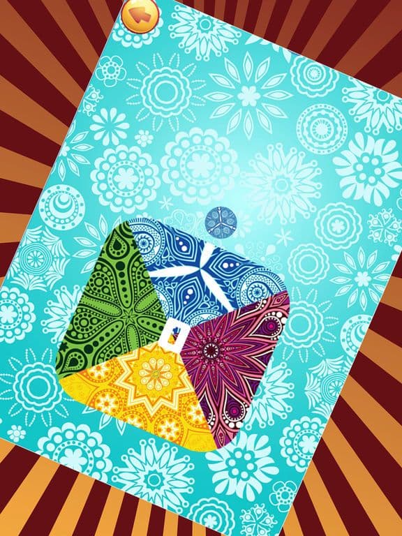Mandalas Color Circle On Gravity Switch Iq Test screenshot 3