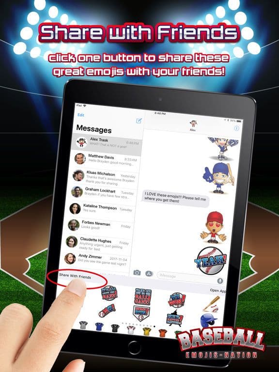 Baseball Emojis Nation