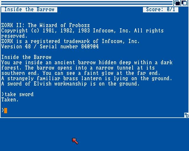 Zork II screenshot 2